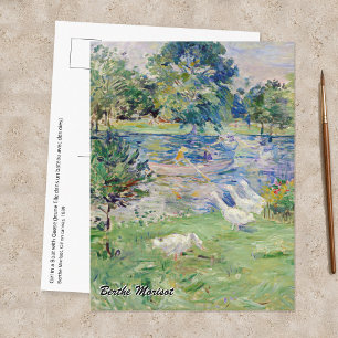 Berthe Morisot - Meisje in een boot met ganzen Briefkaart