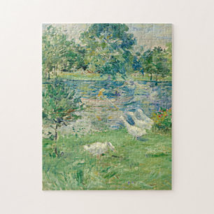 Berthe Morisot - meisje in een boot met ganzen Legpuzzel