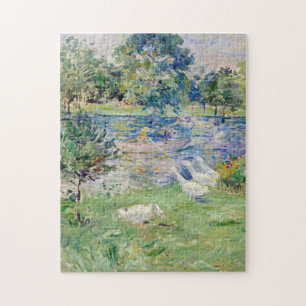Berthe Morisot - Meisje in een boot met ganzen Legpuzzel