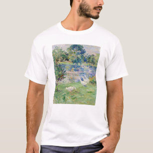 Berthe Morisot - Meisje in een boot met ganzen T-shirt