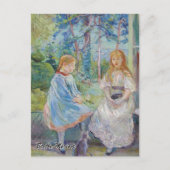 Berthe Morisot - Meisjes bij het raam Briefkaart (Voorkant)