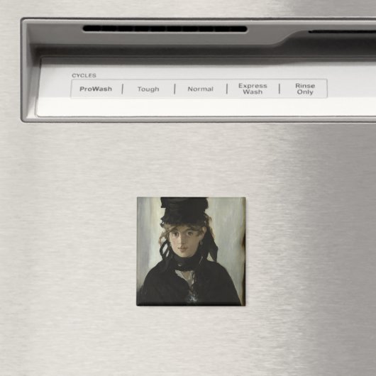 Berthe Morisot met een Bouquet van Violets door Ma Magneet (Insitu (Vaatwasser))