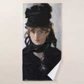 Berthe Morisot met een bruut van Violets, Manet Badhanddoek (Badhanddoek)