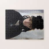 Berthe Morisot met een bruut van Violets, Manet Legpuzzel (Horizontaal)