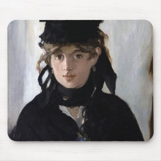 Berthe Morisot met een bruut van Violets, Manet Muismat (Voorkant)
