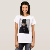 Berthe Morisot met een bruut van Violets, Manet T-shirt (Voorkant volledig)