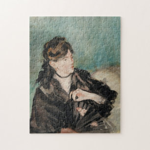 Berthe Morisot met een fan   Édouard Manet Legpuzzel