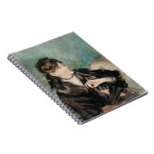 Berthe Morisot met een fan | Édouard Manet Notitieboek (Rechterzijde)