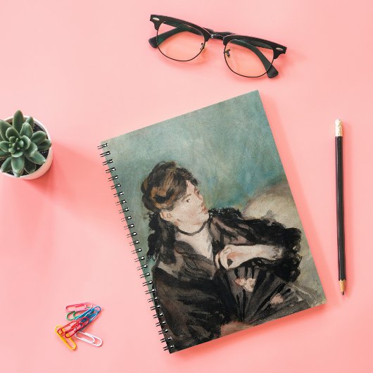 Berthe Morisot met een fan | Édouard Manet Notitieboek