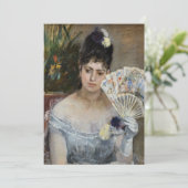 Berthe Morisot - Op de bal Bedankkaart (Staand voorkant)