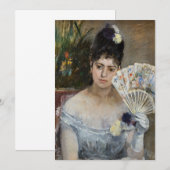 Berthe Morisot - Op de bal Bedankkaart (Voorkant / Achterkant)