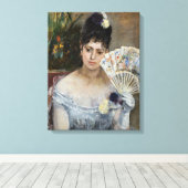 Berthe Morisot - Op de bal Canvas Afdruk (Insitu (Houten vloer))