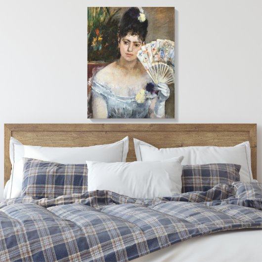 Berthe Morisot - Op de bal Canvas Afdruk (Insitu (Slaapkamer))