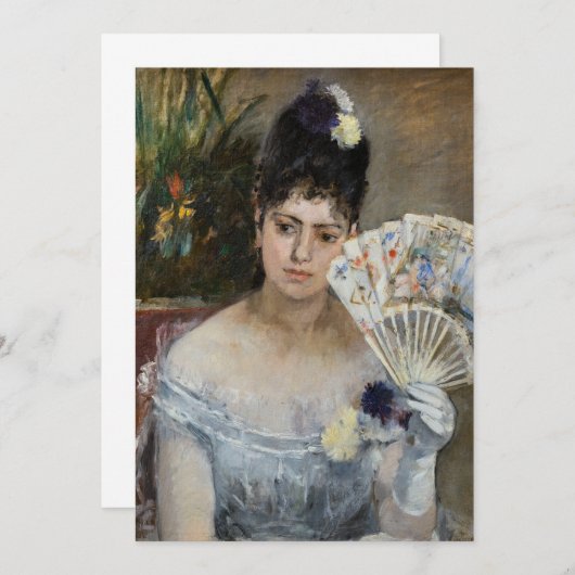 Berthe Morisot - Op de bal Kaart (Voorkant / Achterkant)