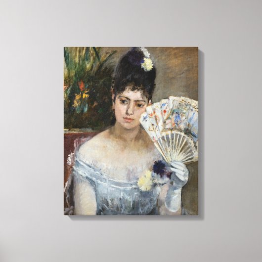Berthe Morisot - Op het Bal Canvas Afdruk (Voorkant)
