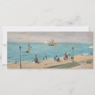 Berthe Morisot - Op het strand, Les Petites-Dalles Kaart