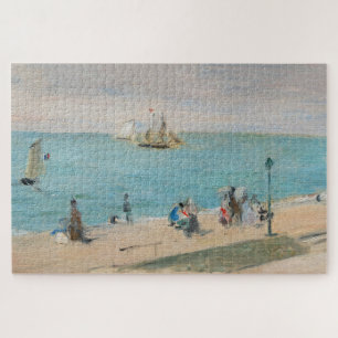 Berthe Morisot - Op het strand, Les Petites-Dalles Legpuzzel