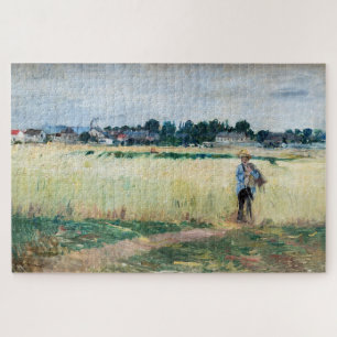 Berthe Morisot - Op Wheatfield in Gennevillie Legpuzzel
