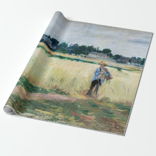 Berthe Morisot - Op Wheatfield in Gennevillier Cadeaupapier
