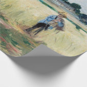 Berthe Morisot - Op Wheatfield in Gennevillier Cadeaupapier (Hoek)