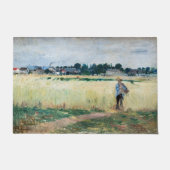 Berthe Morisot - Op Wheatfield in Gennevillier Deurmat (Voorkant)