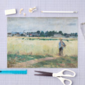 Berthe Morisot - Op Wheatfield in Gennevillier Tissuepapier (Craft)
