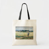 Berthe Morisot - Op Wheatfield in Gennevillier Tote Bag (Voorkant)