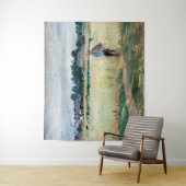 Berthe Morisot - Op Wheatfield in Gennevillier Wandkleed (In situ)
