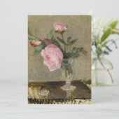 Berthe Morisot - Peonies Kaart (Staand voorkant)