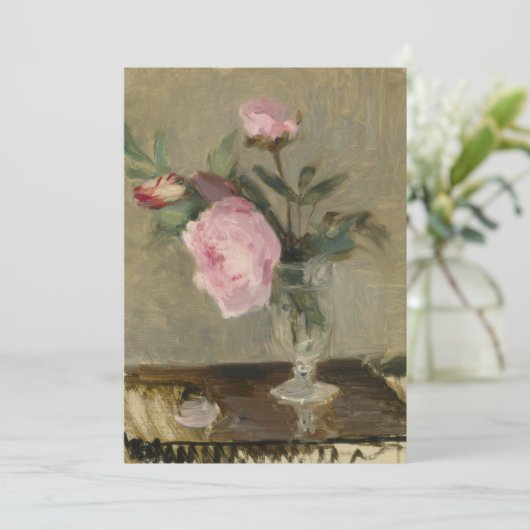 Berthe Morisot - Peonies Kaart (Staand voorkant)