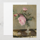 Berthe Morisot - Peonies Kaart (Voorkant / Achterkant)