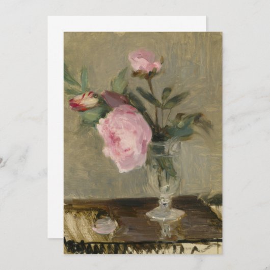 Berthe Morisot - Peonies Kaart (Voorkant / Achterkant)