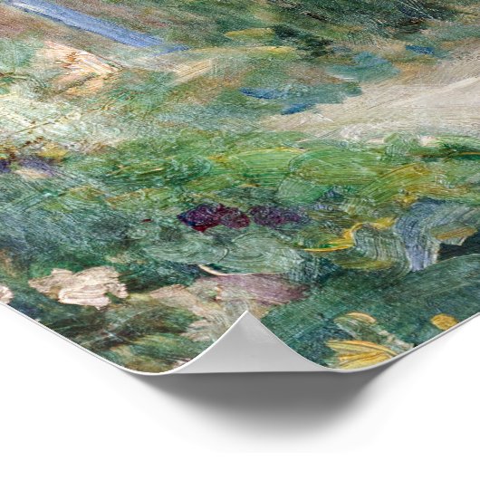 Berthe Morisot - Roses Tremieres Poster (Hoek)