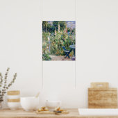 Berthe Morisot - Roses Tremieres Poster (Keuken)