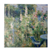 Berthe Morisot - Roses Tremieres Tegeltje (Voorkant)