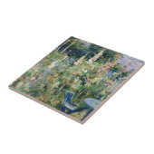 Berthe Morisot - Roses Tremieres Tegeltje (Zijkant)