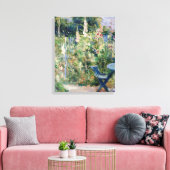 Berthe Morisot - Rozen Tremieres Canvas Afdruk (Insitu (Woonkamer))