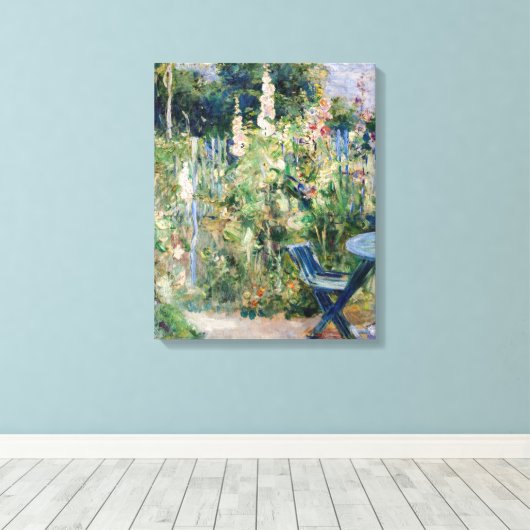 Berthe Morisot - Rozen Tremieres Canvas Afdruk (Insitu (Houten vloer))