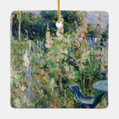 Berthe Morisot - Rozen Tremieres Keramisch Ornament (Achterkant)