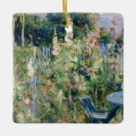 Berthe Morisot - Rozen Tremieres Keramisch Ornament (Voorkant)