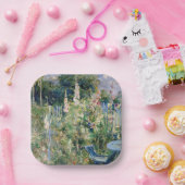 Berthe Morisot - Rozen Tremieres Papieren Bordje (Feest)