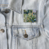 Berthe Morisot - Rozen Tremieres Vierkante Button 5,1 Cm (In situ)