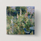 Berthe Morisot - Rozen Tremieres Vierkante Button 5,1 Cm (Voorkant)