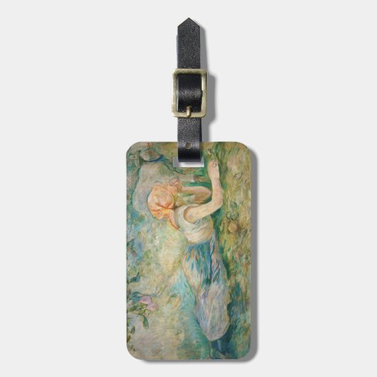 Berthe Morisot - Shepherdess Resting Bagagelabel (Voorkant verticaal)