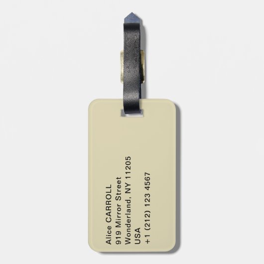 Berthe Morisot - Shepherdess Resting Bagagelabel (Achterkant verticaal)