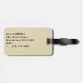 Berthe Morisot - Shepherdess Resting Bagagelabel (Achterkant horizontaal)