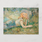 Berthe Morisot - Shepherdess Resting Briefkaart (Voorkant)