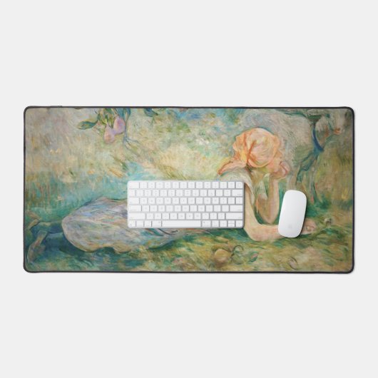 Berthe Morisot - Shepherdess Resting Bureaumat (Keyboard & Muis)