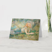 Berthe Morisot - Shepherdess Resting Kaart (Voorkant)