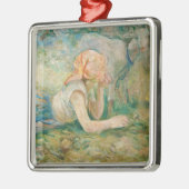 Berthe Morisot - Shepherdess Resting Metalen Ornament (Links)